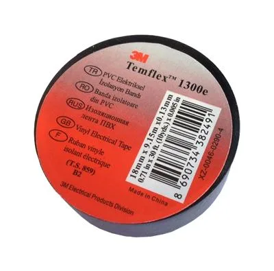 3M Temflex 1300e İzolebant Siyah