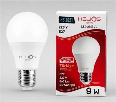Helios 9W E27 860 lm Led Ampul Beyaz Işık